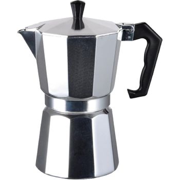 Cafetera Inducción de Aluminio IDEALCASA Imola 6 Tazas