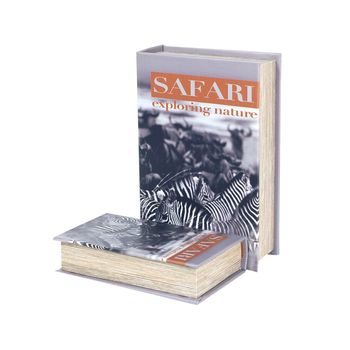 Cajas Libro Safari Zebra 2u Signes Grimalt By Sigris