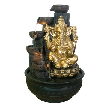 Fuente Ganesha Con Luz Signes Grimalt By Sigris