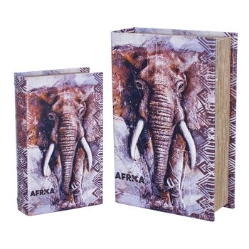 Caja Libro Elefante 2 Unidades Signes Grimalt By Sigris