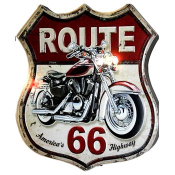 Placa Route 66 Signes Grimalt By Sigris