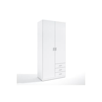 Armario 2 Puertas Y 2 Cajones - Essen - 184x81x52 - Blanco con Ofertas en  Carrefour