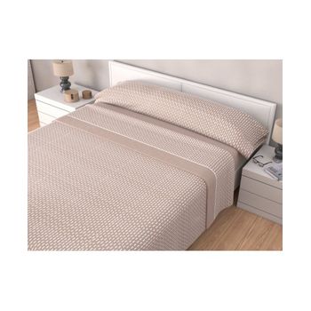 Juego De Sábanas Invierno Coralina Lisa Beige Cama 90cm Donegal con Ofertas  en Carrefour