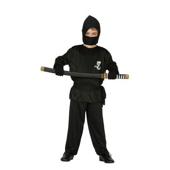 Disfraz Ninja Clásico Negro Para Niño
