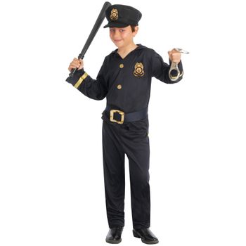 Disfraz Policía De Uniforme Para Niño