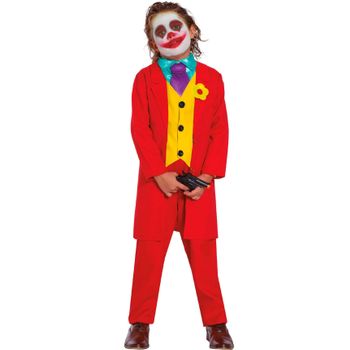 Disfraz De Joker Rojo  Infantil