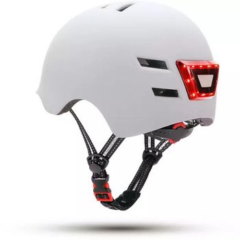 Casco Youin con Led Blanco Delante Y Detrás Talla L (58x61cm)