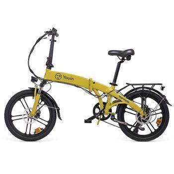 Bicicleta Plegable Electrica Eovolt Morning Negra con Ofertas en Carrefour