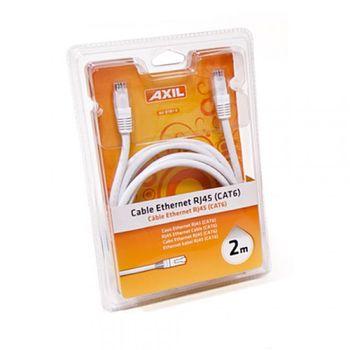 Cable Ethernet Rj45/rj45 -cat6 Cu-blanco 2 M
