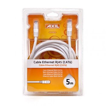 Cable Ethernet Rj45/rj45 -cat6 Cu-blanco 5 M