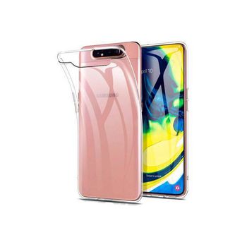 Funda Samsung Galaxy A80 Transparente Silicona Gel