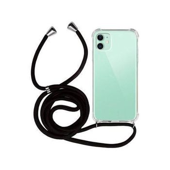 Funda Colgante Transparente Con Cuerda Para Samsung Galaxy A32 4g/5g Negro