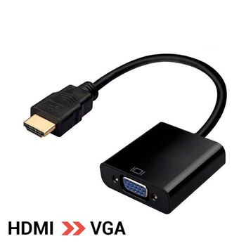 Adaptador de VGA a HDMI con Audio USB en Venta