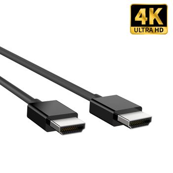 Cable Hdmi Reforzado V2.0 Ultra Hdtv 2160p 4k 3d 3m Apantallado Ethernet  Negro con Ofertas en Carrefour