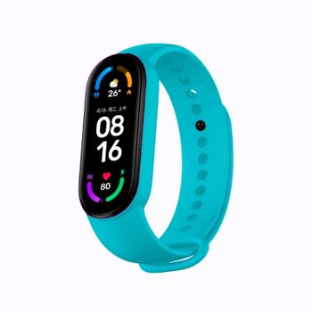 Correas De Silicona Para Xiaomi Mi Band 6 Turquesa