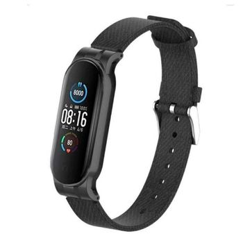 Correa Nylon Xiaomi Mi Band 5 Y 6 Negra