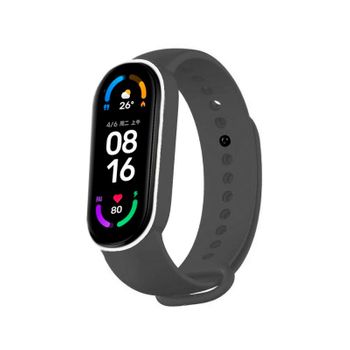 Correas De Silicona Para Xiaomi Mi Band 6 Blanco/negro