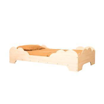 Cama Nube De Madera Montessori Contrachapada Natural