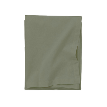Mantel De 140x140 De Lino Y Algodón Prelavado Verde