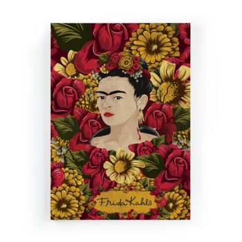 Lienzo 60x40 Impresión Flores De Frida