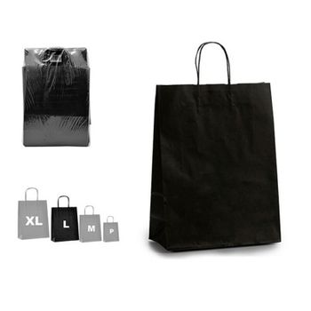 Bolsa De Papel Negro (12 X 52 X 32 Cm)