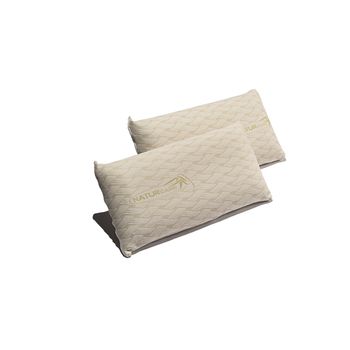 Pack 2 Uds Almohadas 75 Cm Copos Viscoelásticos Funda Carbono Activo con  Ofertas en Carrefour