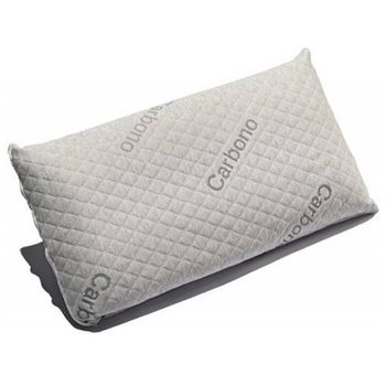 Pack 4 Almohadas Carbono 70 Cm Firmeza Media Desenfundable Efecto Anti-stress