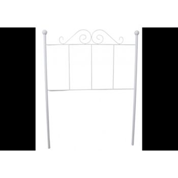 Cabecero Forja Palacio Para Cama De 150 Blanco 158x125x4. Matris