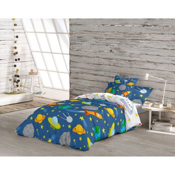 Funda Nórdica Izki Azul 100% Algodón Orgánico Azul Cama 180 con Ofertas en  Carrefour