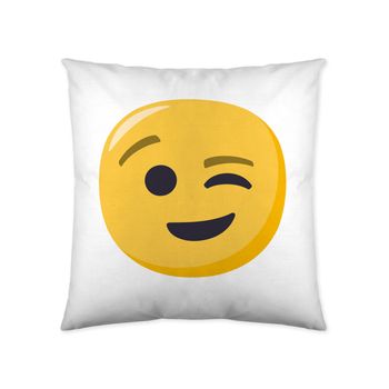 Funda De Cojín Emoji Cj 3 40x40 Cm Emoji