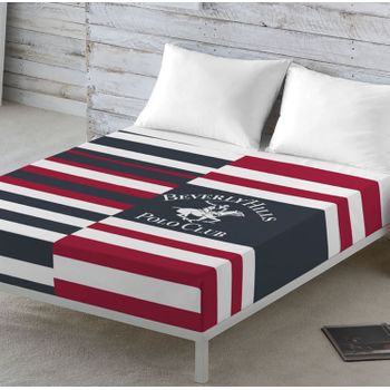 Juego de sábanas GAUNA algodón poliéster multicolor Cama 135