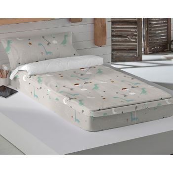 Saco Nordico Sin Relleno Limon Kawanimals Cama 105 con Ofertas en Carrefour