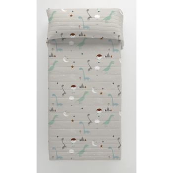 Colcha Bouti Reversible Jurasic White Hei Cama 105 Cm