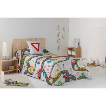 Colcha Bouti Reversible Scalextric Cool Kids Cama 90