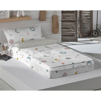 Saco Nórdico 100% Algodón Clouds 90x200 Cm (cama 90) Sin Relleno Beige con  Ofertas en Carrefour