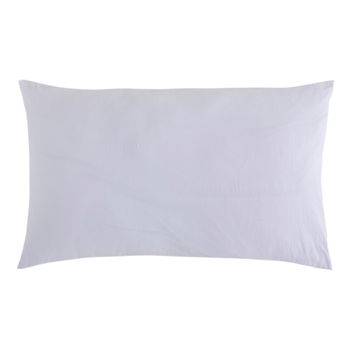 Funda De Almohada De Lino Color Blanco Optico Naturals 45x110 Cm