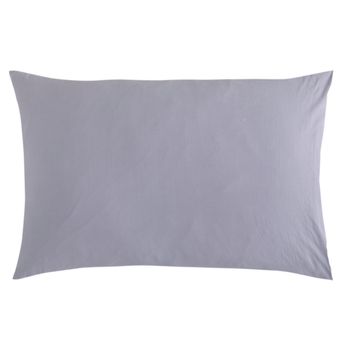 Funda De Almohada De Lino Color Gris Pálido Naturals 45x110 Cm