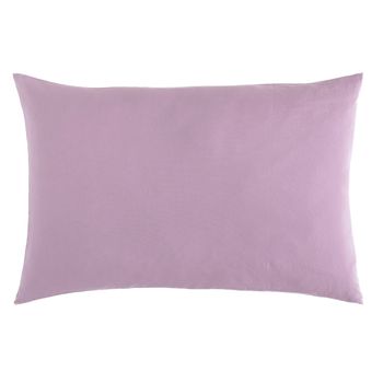 Funda De Almohada De Lino Color Lila Naturals 45x155 Cm