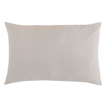 Funda De Almohada De Lino Color Lino Natural Naturals 45x155 Cm