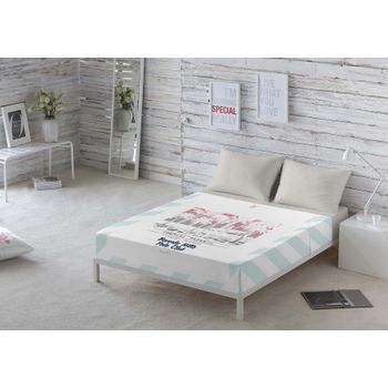 Todocama-juego De Sabanas Blanco 135x190/200 con Ofertas en Carrefour