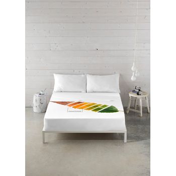 Juego De Sábanas Leaf Pantone Cama 180