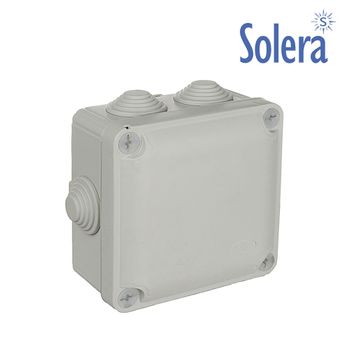 Caja Cuadrada Estanca 100x100x55mm Con Tornillos Retractilada Solera - Neoferr..