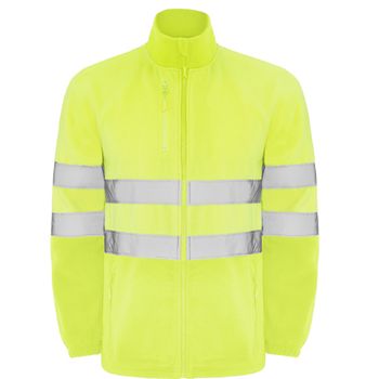 Chaqueta Laboral Alta Visibilidad Altair. Color Amarillo Fluor. Talla S.