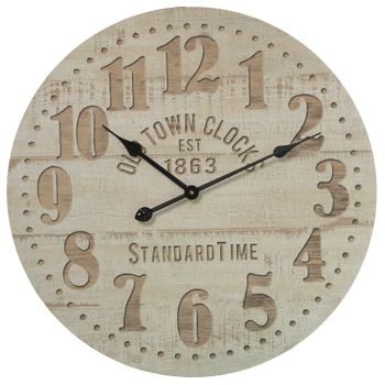 Reloj Digital De Sobremesa Blanco Pvc Madera Mdf (15 X 7,5 X 7 Cm) (12  Unidades) con Ofertas en Carrefour