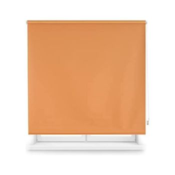 Estor Enrollable Opaco Liso - Medidas Estor: 120x175 - Estor Naranja | Blindecor