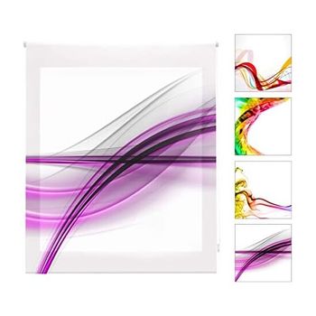 Estor Enrollable Translúcido Digital - Estor Enrollable Tamaño 110x180 - Estor Translúcido Color Multicolor | Blindecor