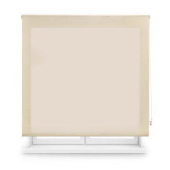 Estor Enrollable Liso Traslúcido Interblind 160x175 - Beige