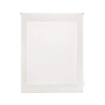 Estor Enrollable Translúcido Liso - Medidas Estor: 120x250 Ancho Por Alto - Estor Color: Blanco Roto | Blindecor