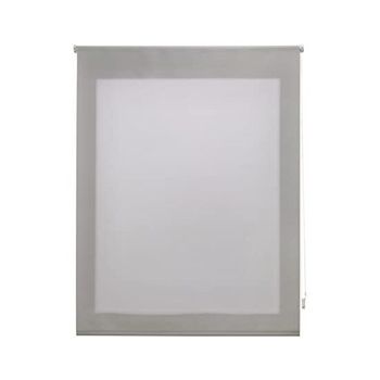 Estor Enrollable Translúcido Liso - Medidas Estor: 120x175 Ancho Por Alto - Estor Color: Gris Plata | Blindecor
