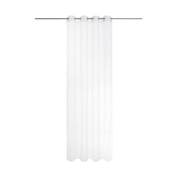 Pack X 2 Cortinas Visillo Semitranslúcidas - Cortina Fácil Colocación Tamaño 260x140 - Cortinas Con Ollaos Metálicos Modelo Blanco | Blindecor